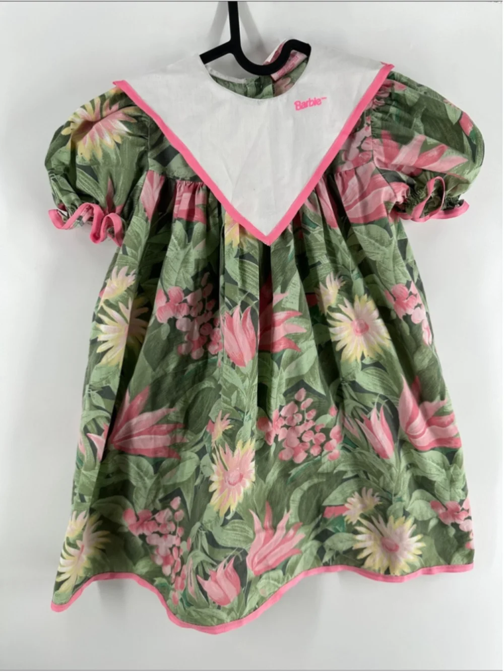 Barbie vintage girls dress 1992 floral Barbie doll Mattel sz 3-4 years